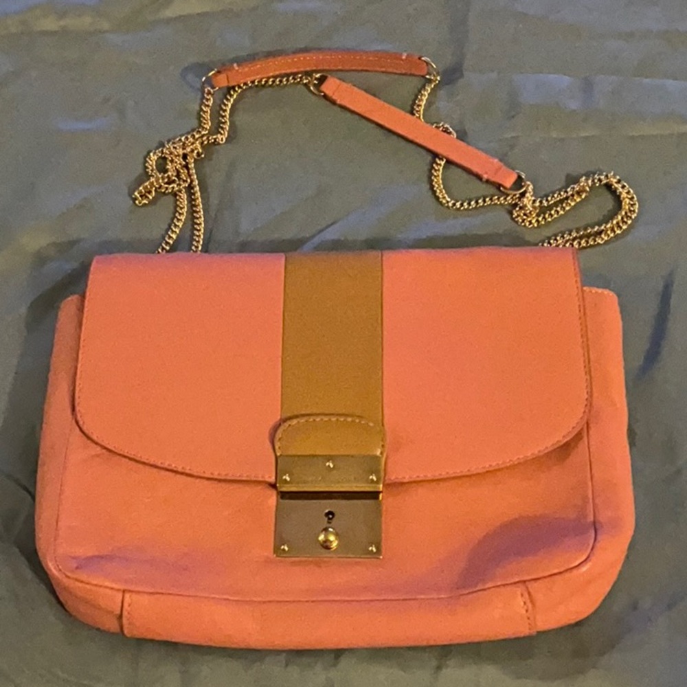 Marc Jacobs Pink and Gold Crossbody Bag